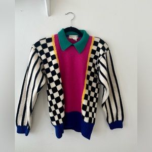 100% VINTAGE WOOL SWEATER | SIZE M